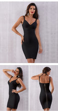 Load image into Gallery viewer, ADYCE Vestidos Spaghetti Strap Sleeveless Bodycon Celebrity Evening Party Dress - H5138