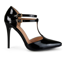 Load image into Gallery viewer, JOURNEE Collection Tru Patent T-Strap Pump
