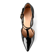 Load image into Gallery viewer, JOURNEE Collection Tru Patent T-Strap Pump
