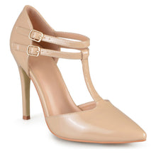 Load image into Gallery viewer, JOURNEE Collection Tru Patent T-Strap Pump
