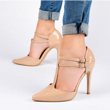 Load image into Gallery viewer, JOURNEE Collection Tru Patent T-Strap Pump
