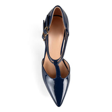 Load image into Gallery viewer, JOURNEE Collection Tru Patent T-Strap Pump
