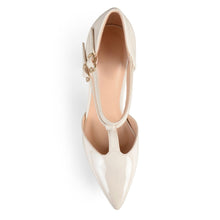 Load image into Gallery viewer, JOURNEE Collection Tru Patent T-Strap Pump
