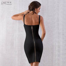 Load image into Gallery viewer, ADYCE Vestidos Spaghetti Strap Sleeveless Bodycon Celebrity Evening Party Dress - H5138
